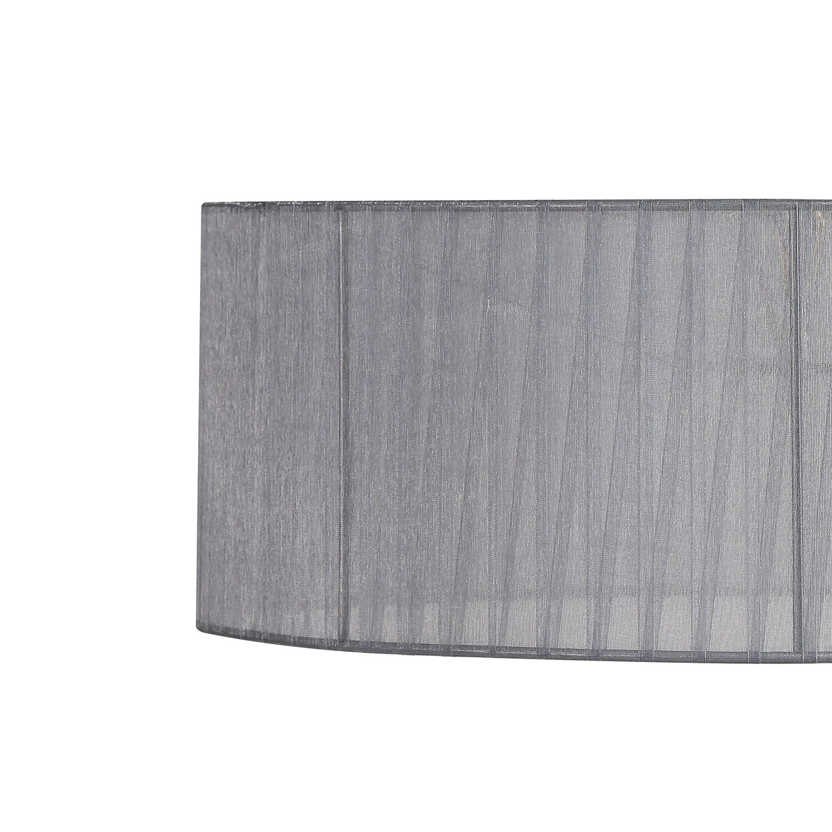 Freida Organza Pendant/Ceiling Light Lampshade - Grey, 50 x 18cm