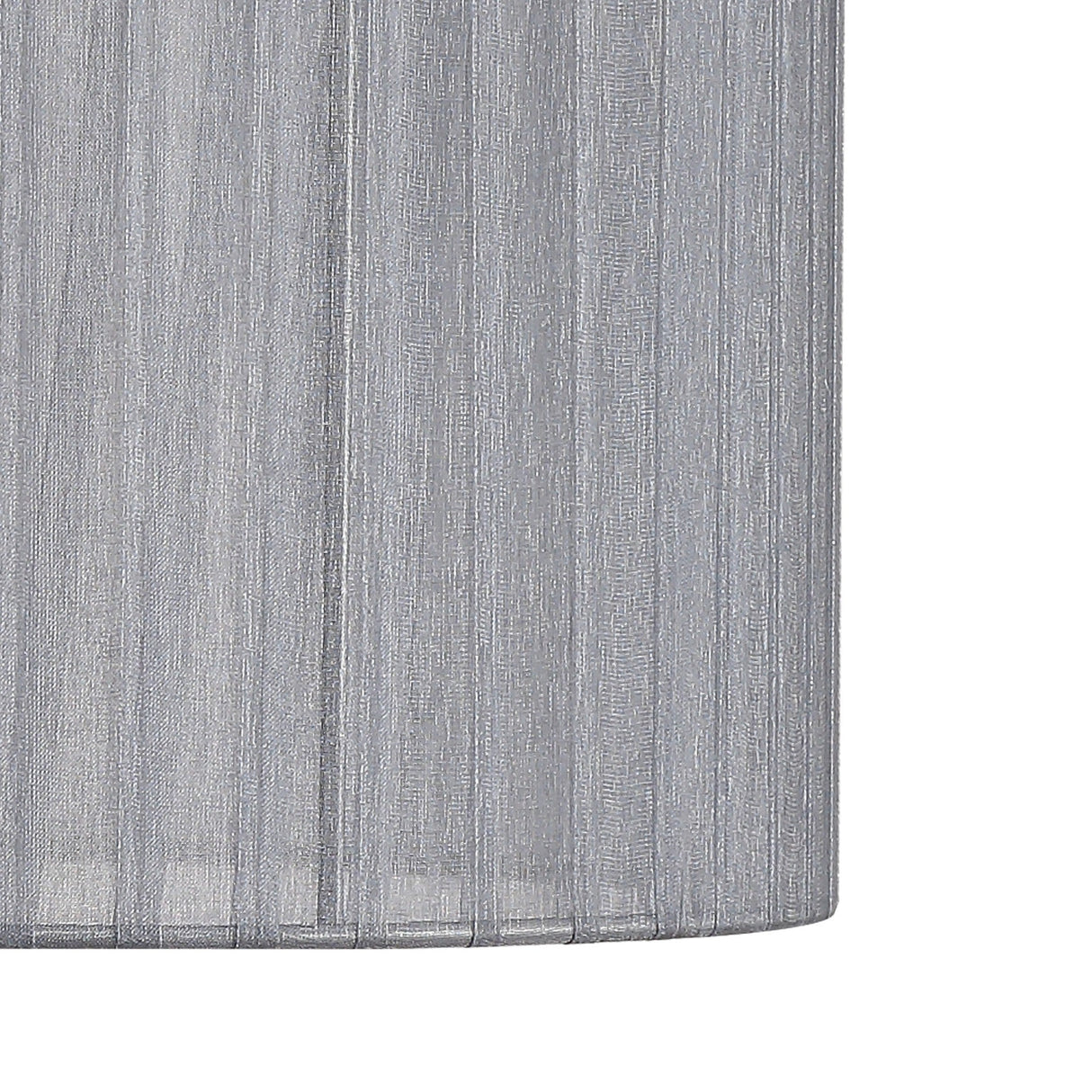 Freida Organza Table Lamp Lampshade - Grey, 30 x 18cm