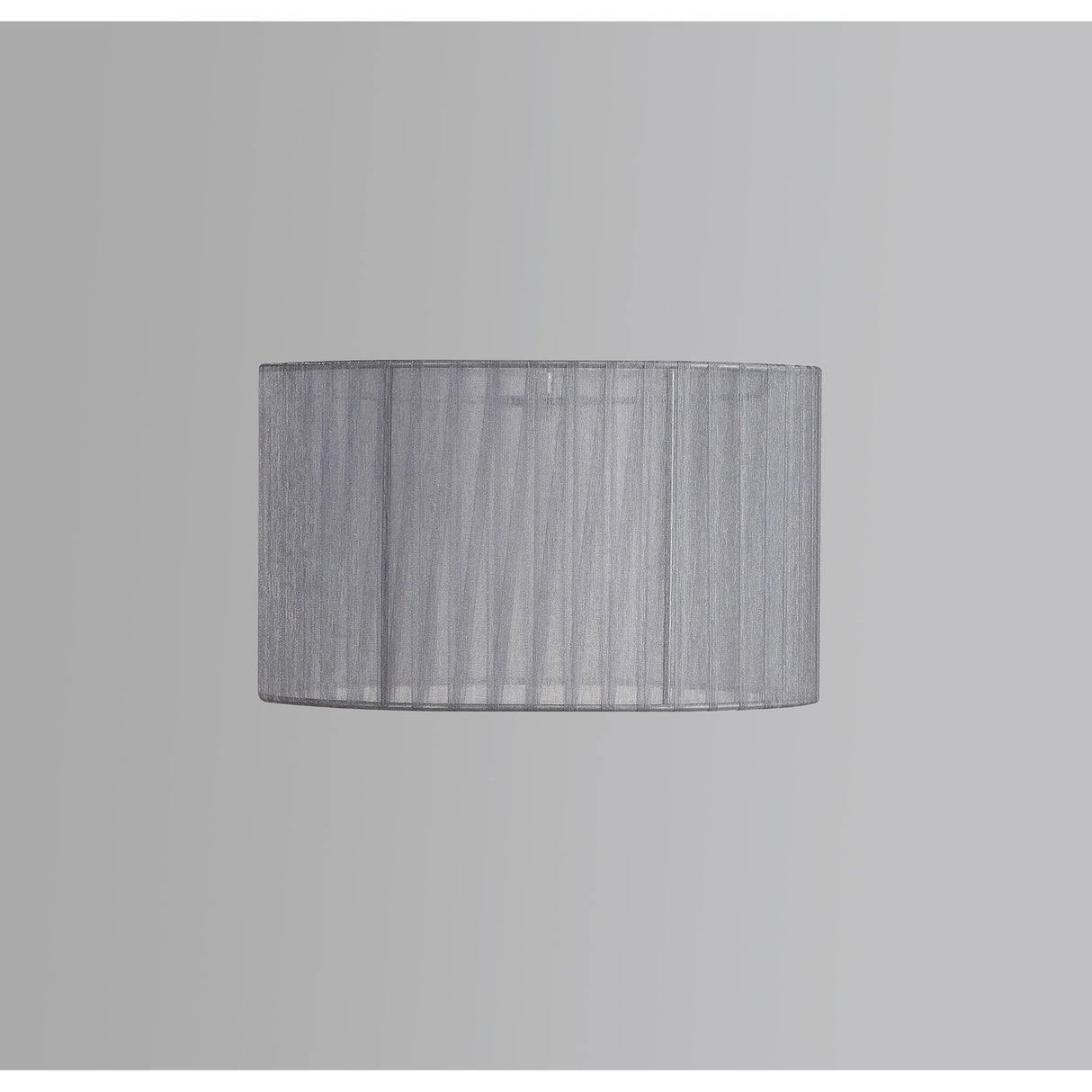 Freida Organza Table Lamp Lampshade - Grey, 30 x 18cm