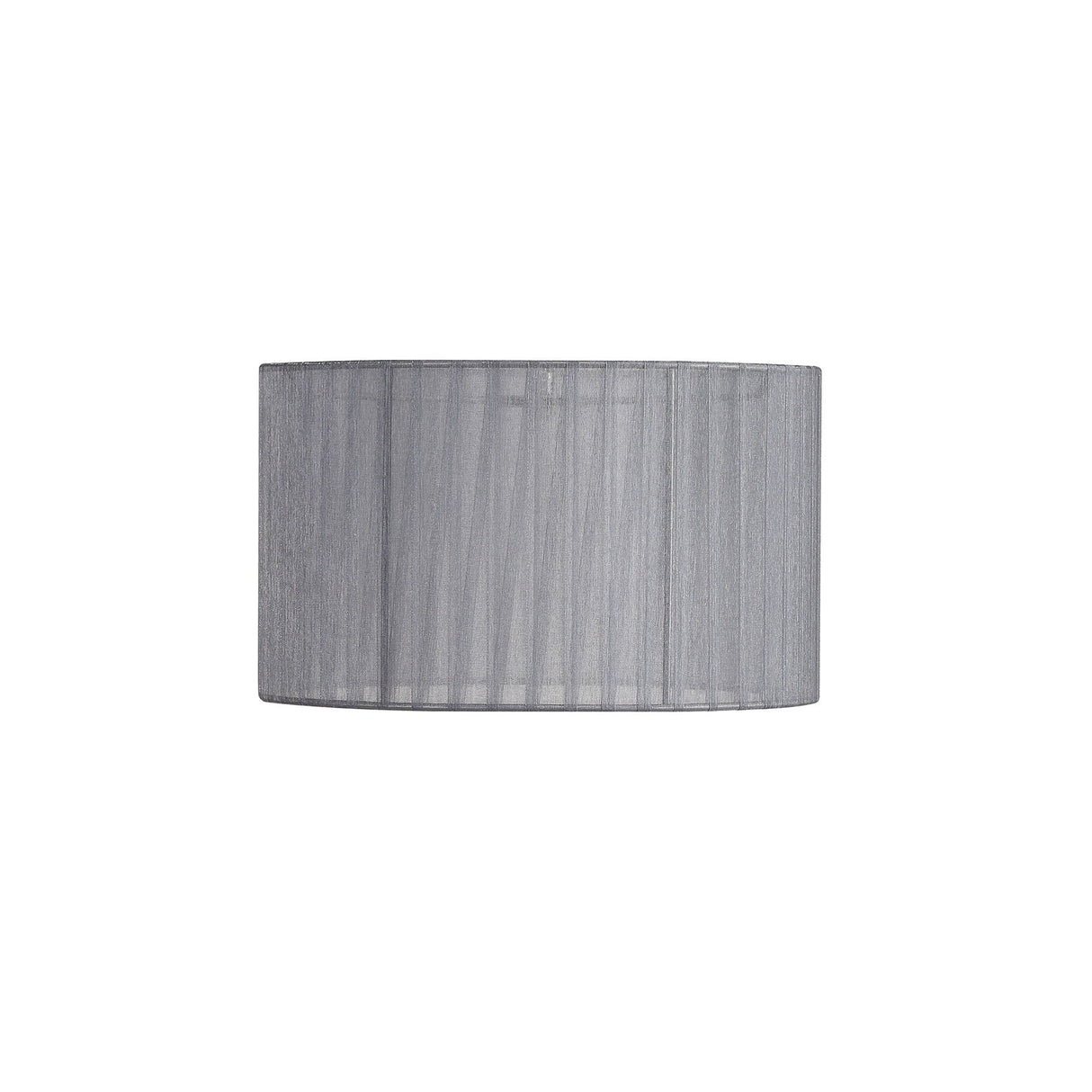 Freida Organza Table Lamp Lampshade - Grey, 30 x 18cm
