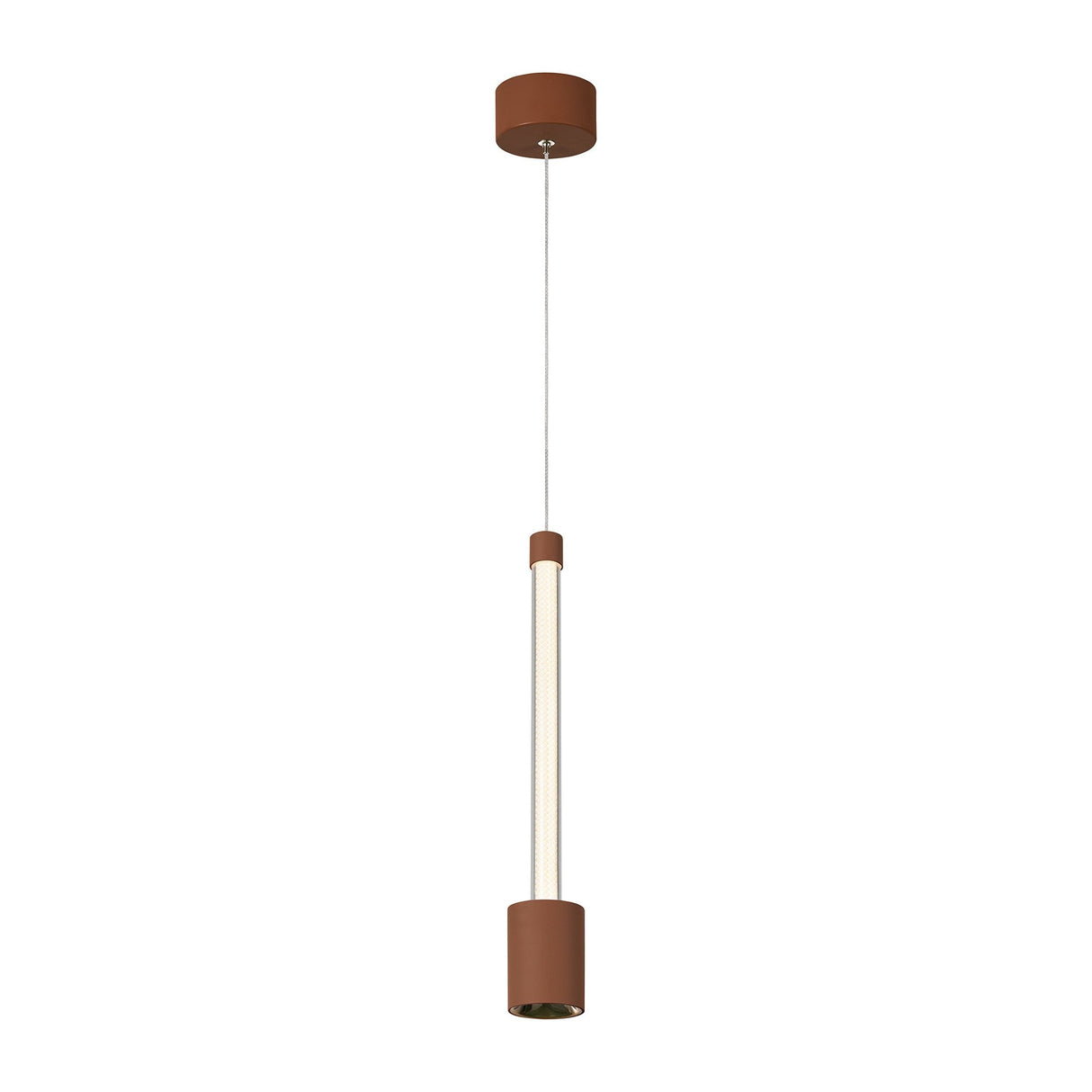 Fugaz LED Pendant Light 7W 3000K - Mocha & Rose Gold