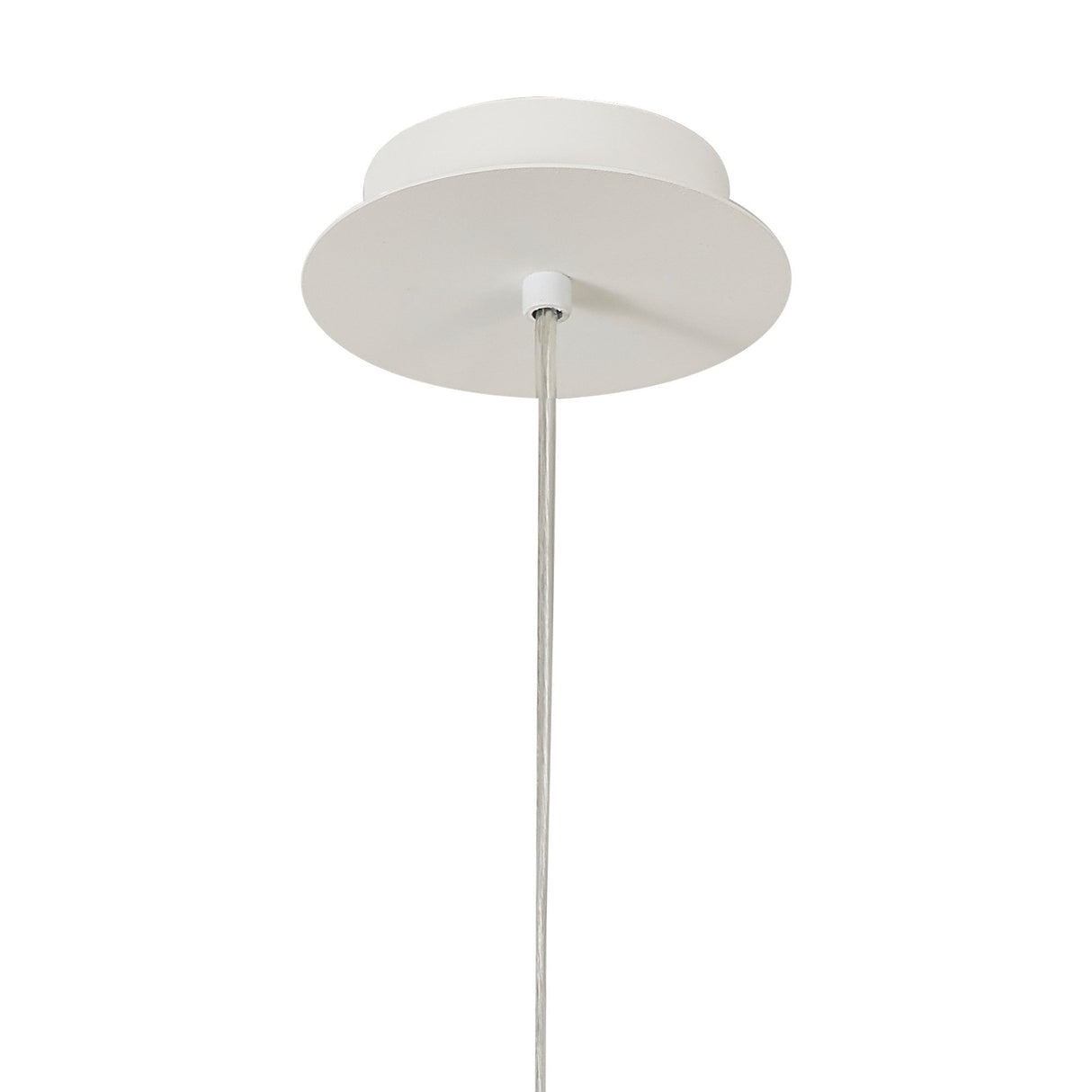 Galaxia 12cm Round 1 Light Pendant Light - White & Grey
