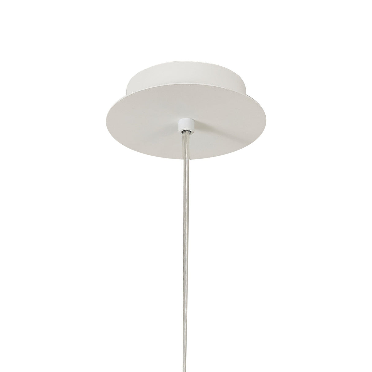 Galaxia 12cm Square 1 Light Pendant Light - White