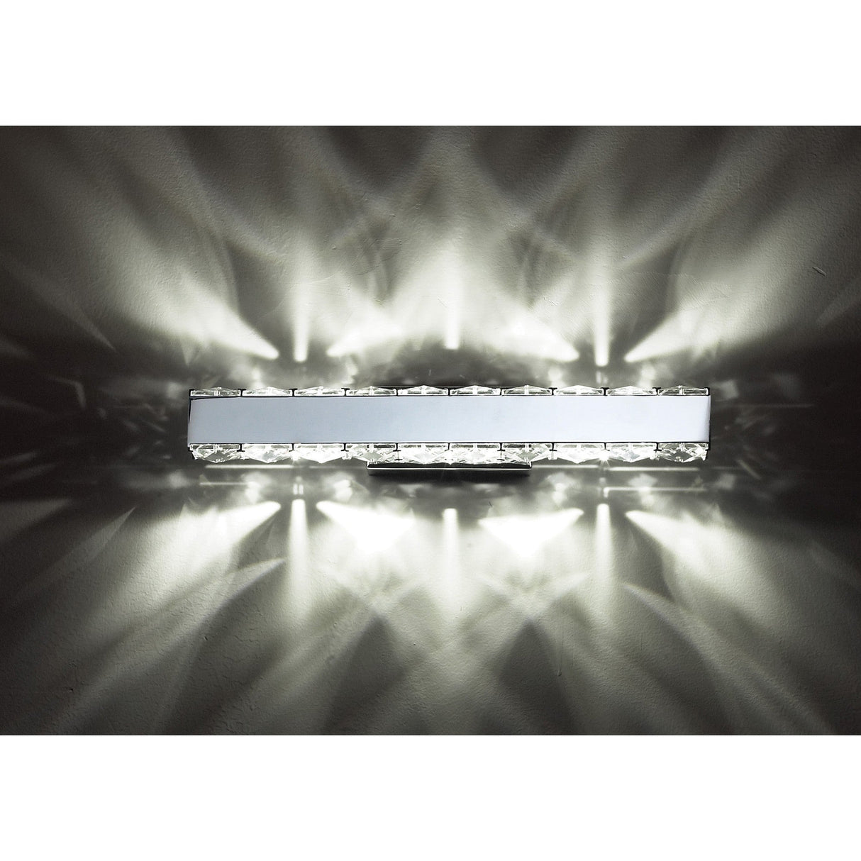 Galaxy LED Crystal Wall Light 3W 6000K - Chrome