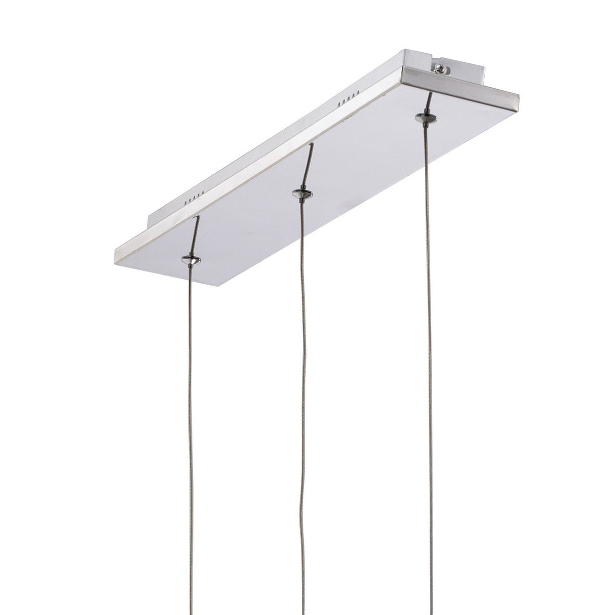 Galaxy 3 Light LED Crystal Bar Pendant Light 9W 6000K - Chrome