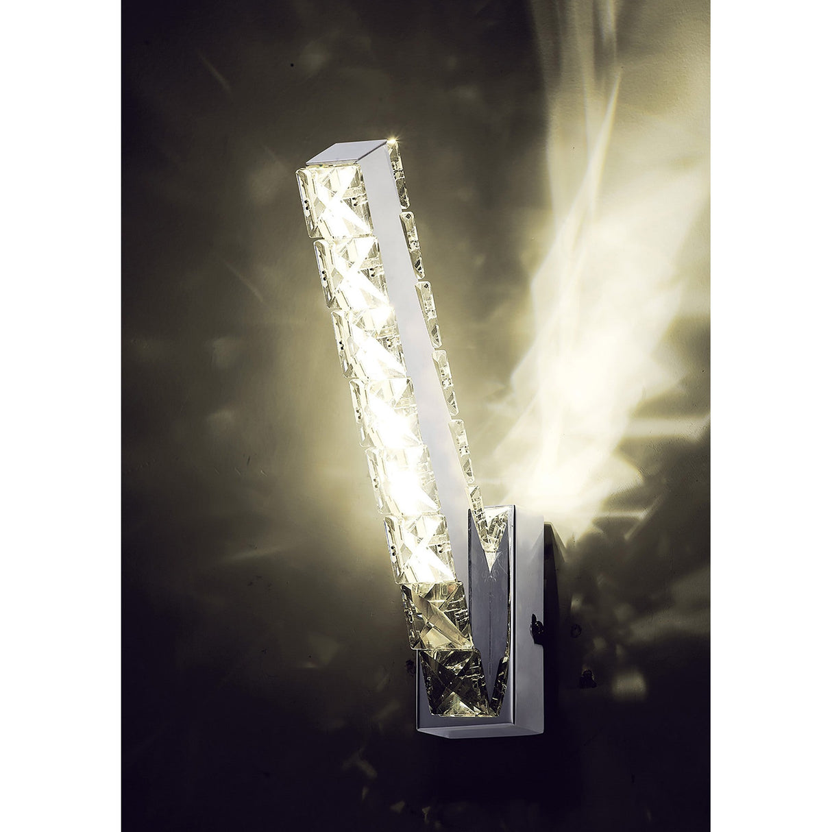 Galaxy LED Crystal Wall Light 3W 4000K - Chrome