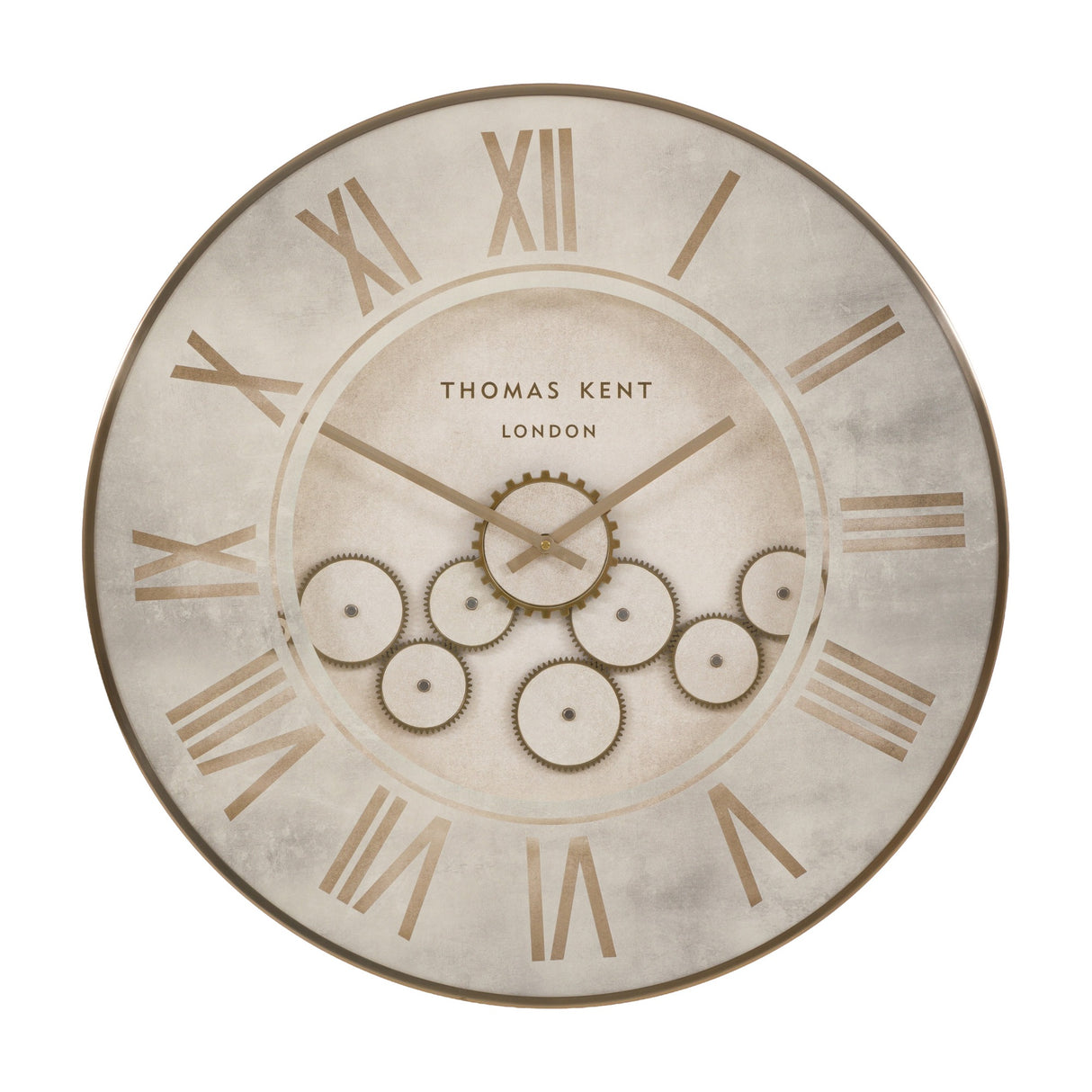 Thomas Kent Cog Wall Clock – Stone
