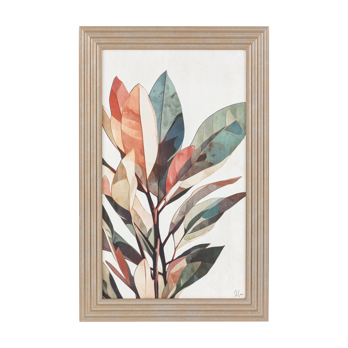 Nature's Calm Botanical Framed Wall Art – Multicolour