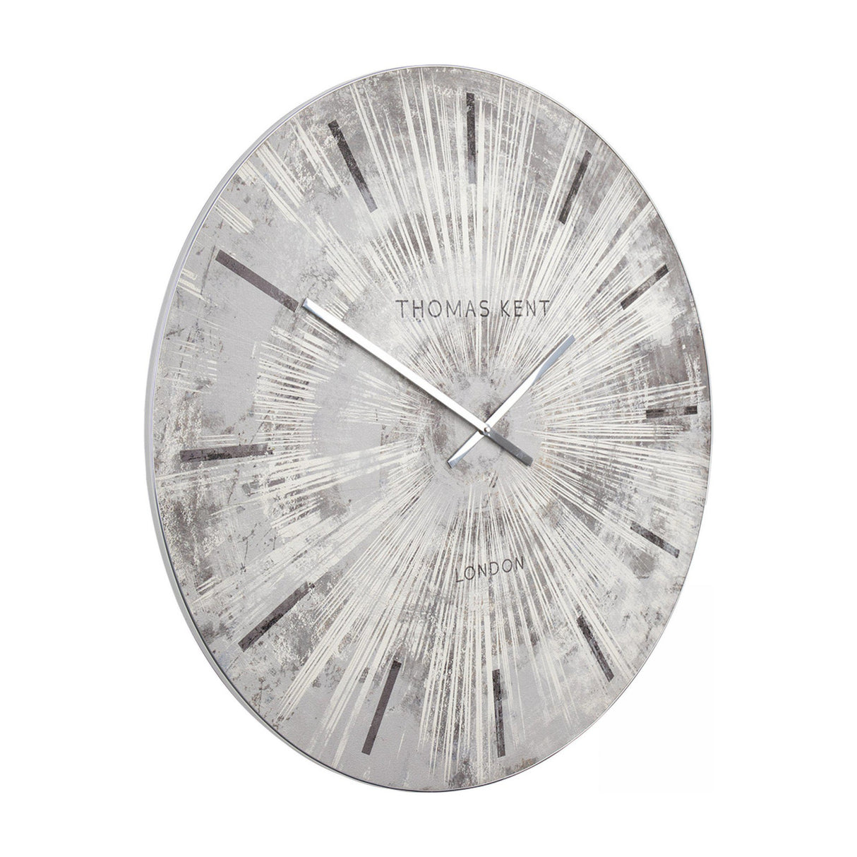 Starburst Grand Wall Clock 36in – Grey