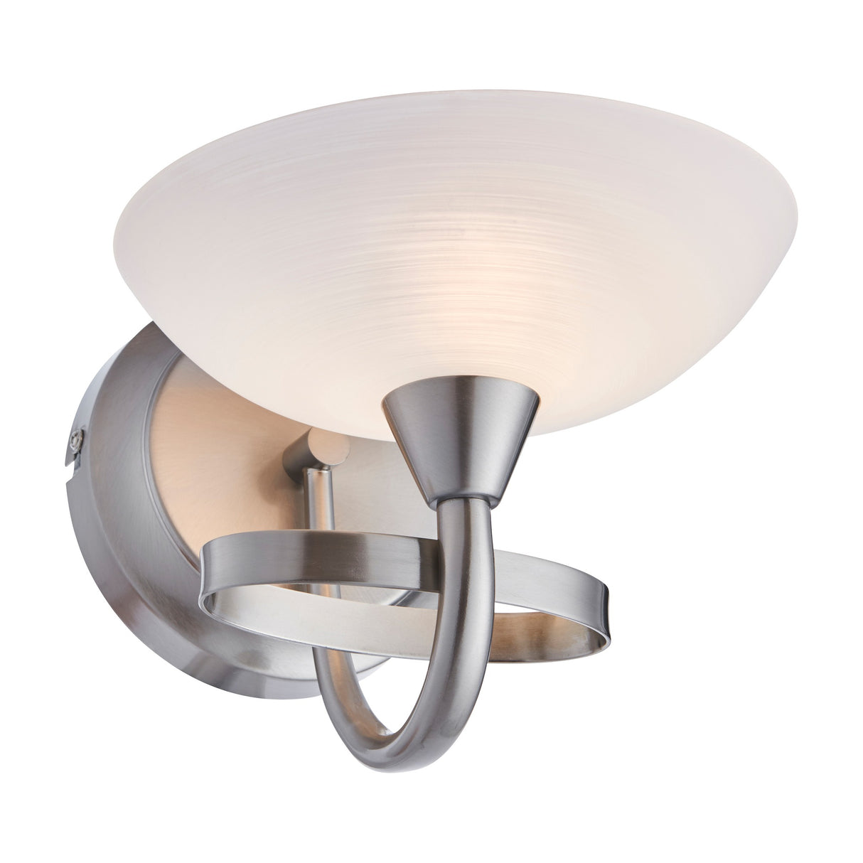 Cagney Wall Light – Satin Chrome