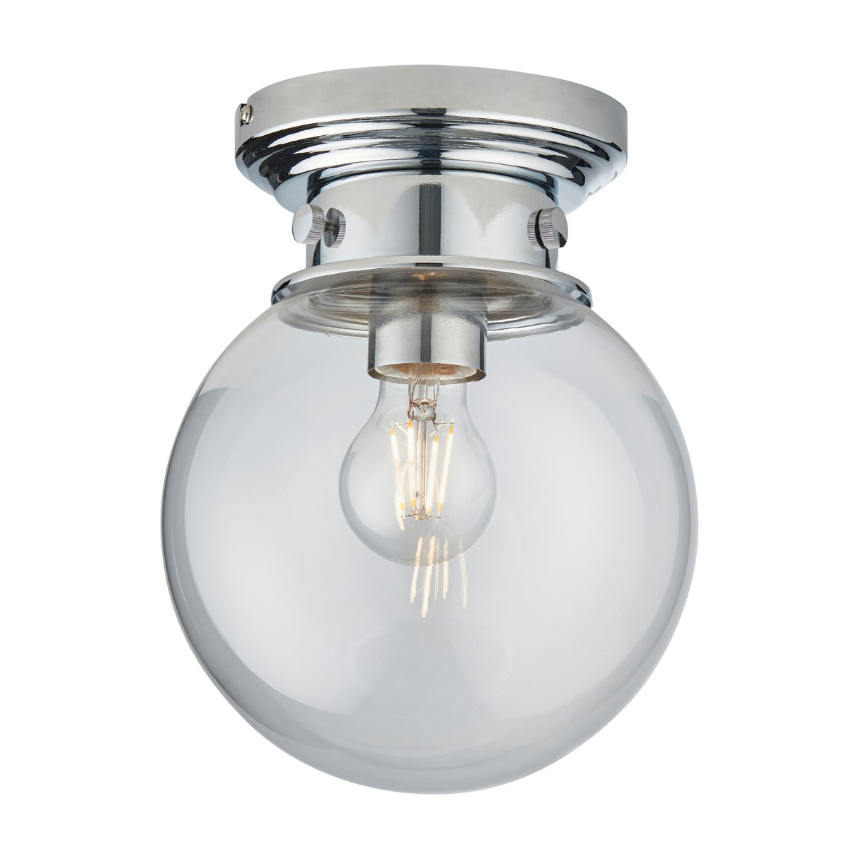 Cheswick Bathroom Ceiling Light 1 Light – Chrome