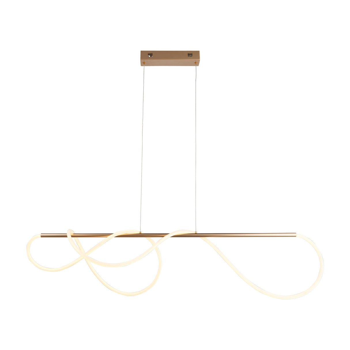 Attalea LED Ribbon Pendant Light – Gold