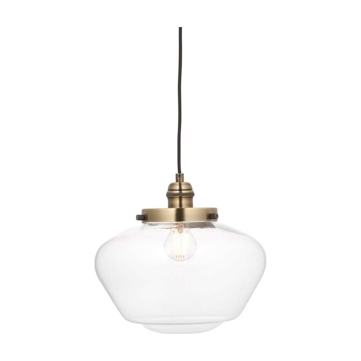 Camberley Glass Pendant Light 1 Light – Clear