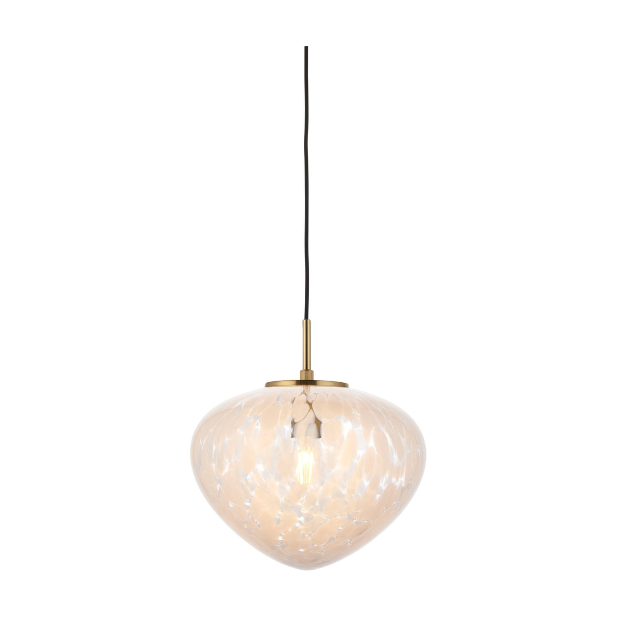 Mali Glass Pendant Light – White