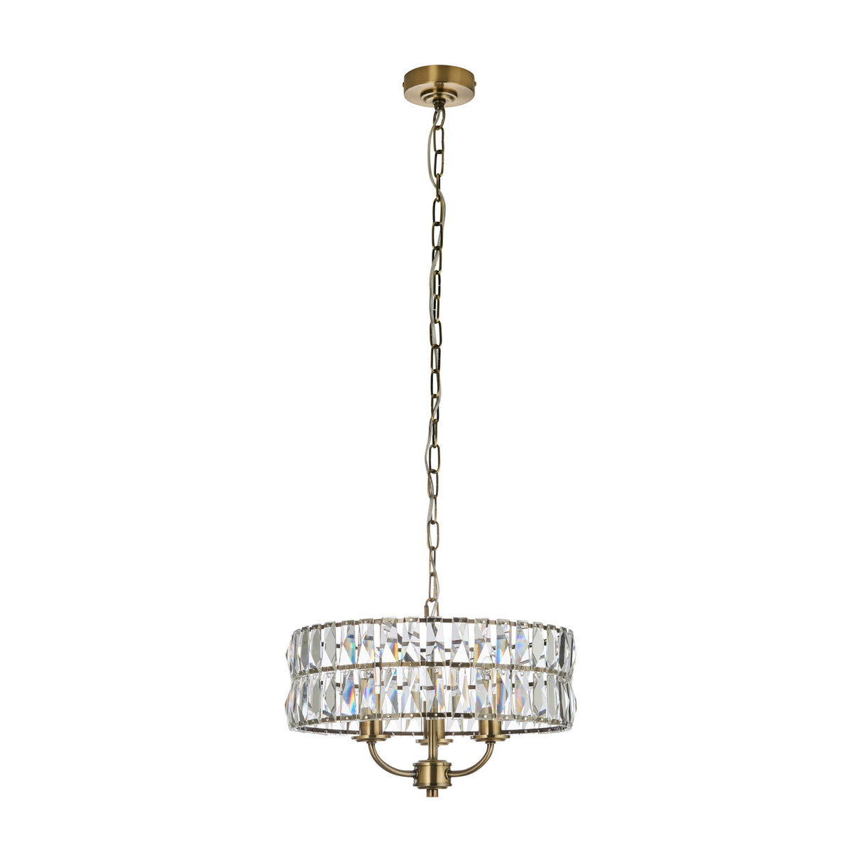Clifton Crystal Pendant Light 3 Light