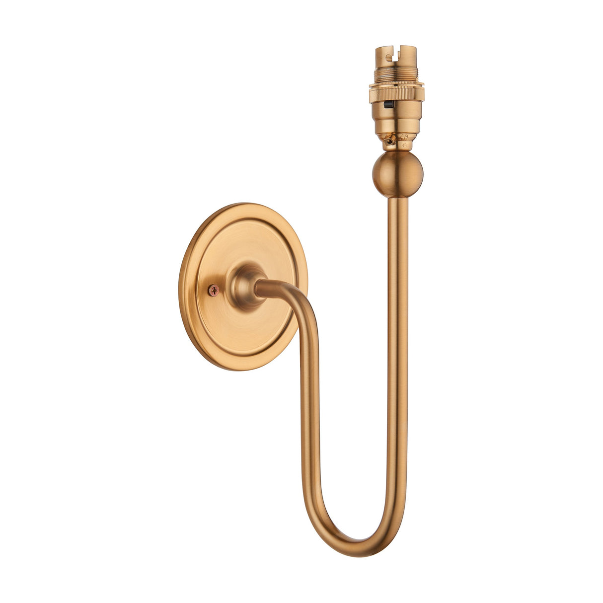 Santiago Wall Light Fitting – Brushed Aged Brass