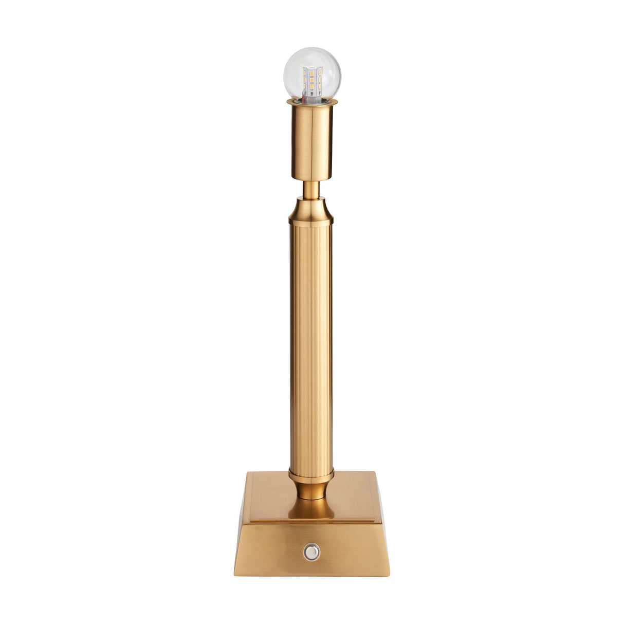 Trobridge Rechargeable Table Lamp Base – Aged Brass