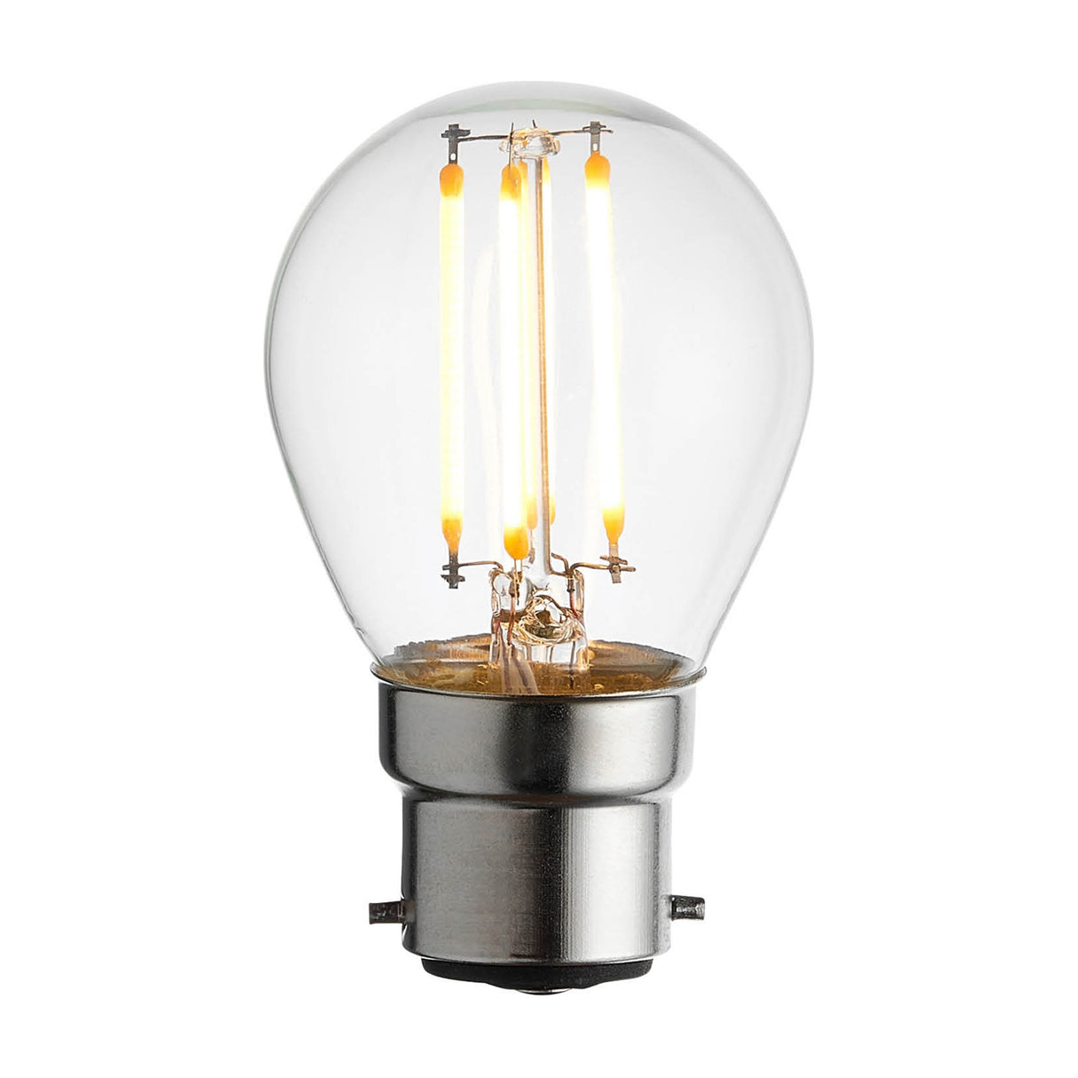 B22 LED Filament Golf Bulb – Clear