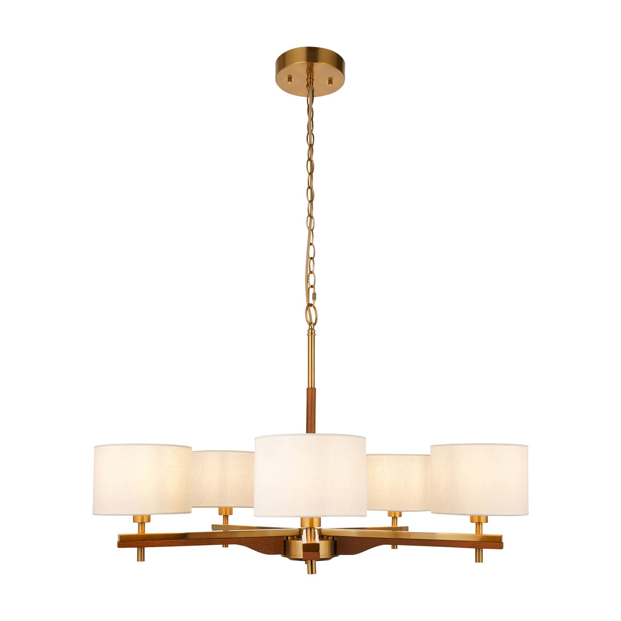 Heathcliff Pendant Light 5 Light – Brass
