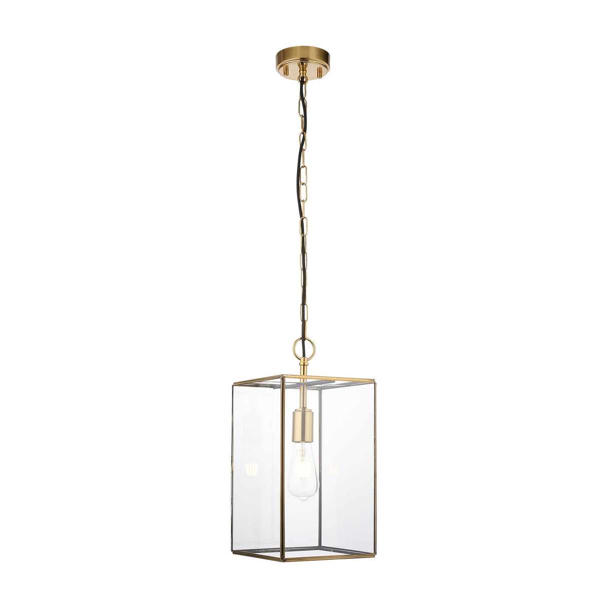 Hammond Grand Lantern Pendant Light – Antique Brass