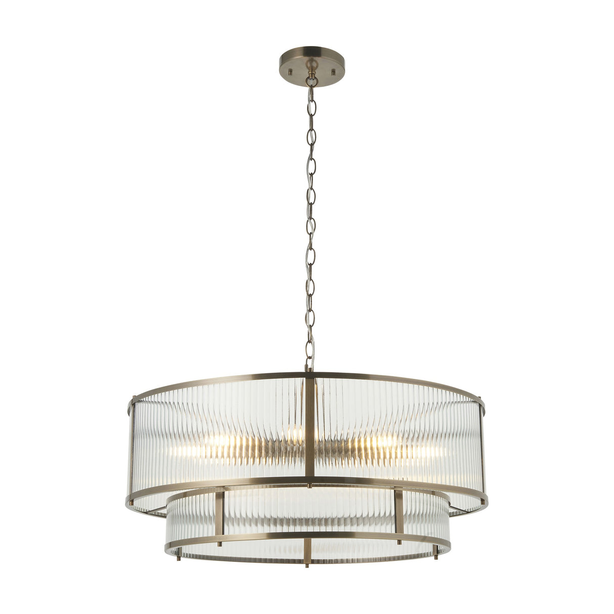 Ridgeton Tiered Pendant – Antique Brass