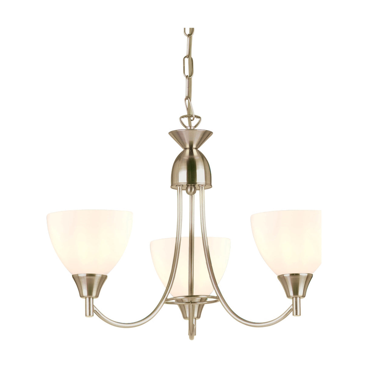 Alton 3 Light Pendant with Opal Glass Shades
