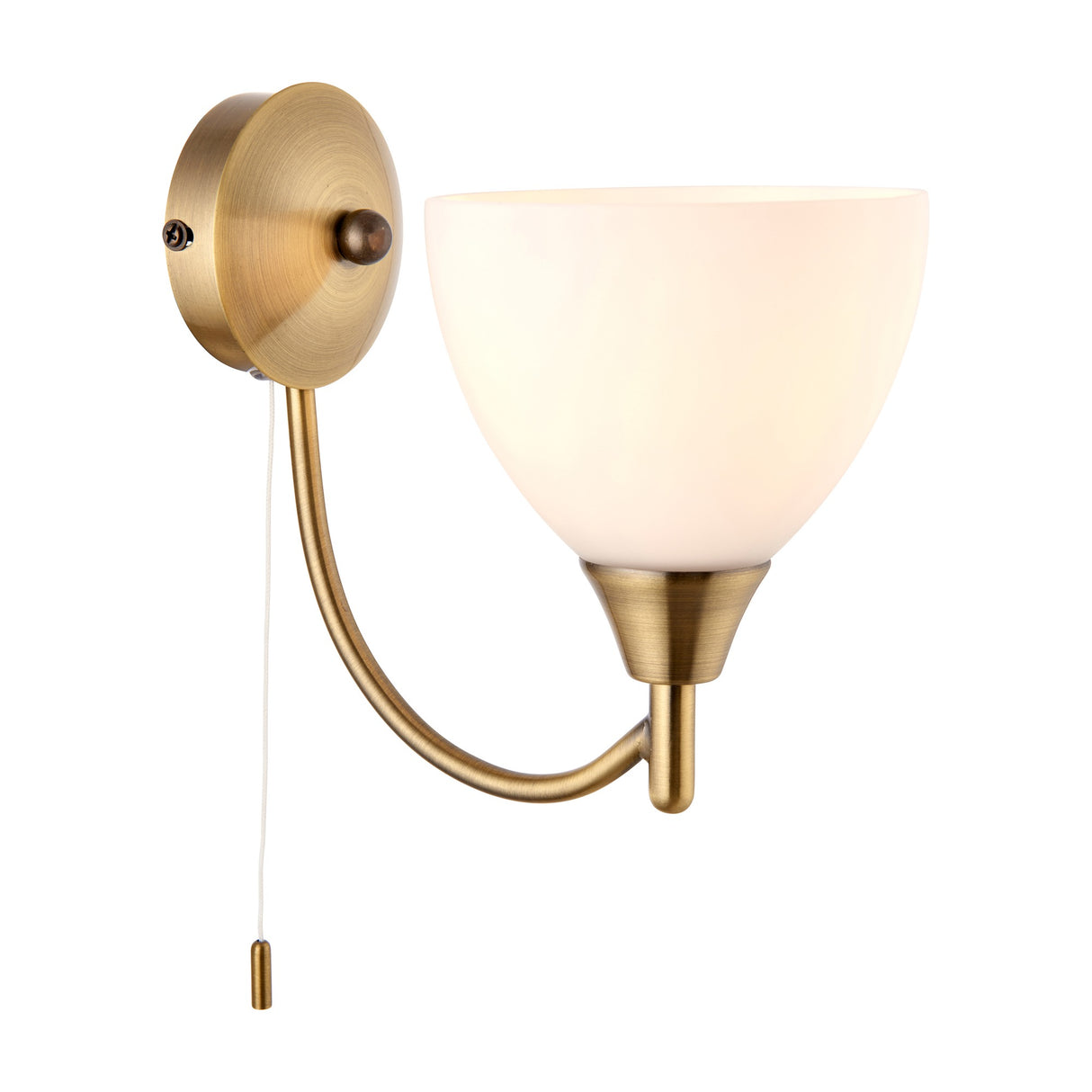 Alton Wall Light – Antique Brass