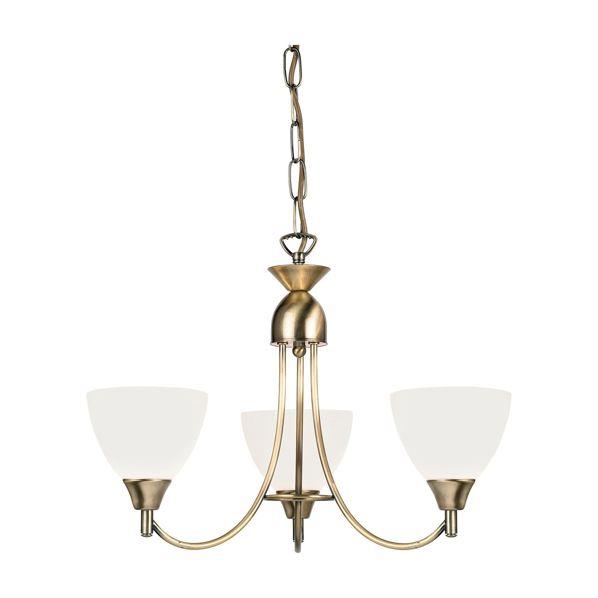 Alton 3 Light Pendant with Opal Glass Shades