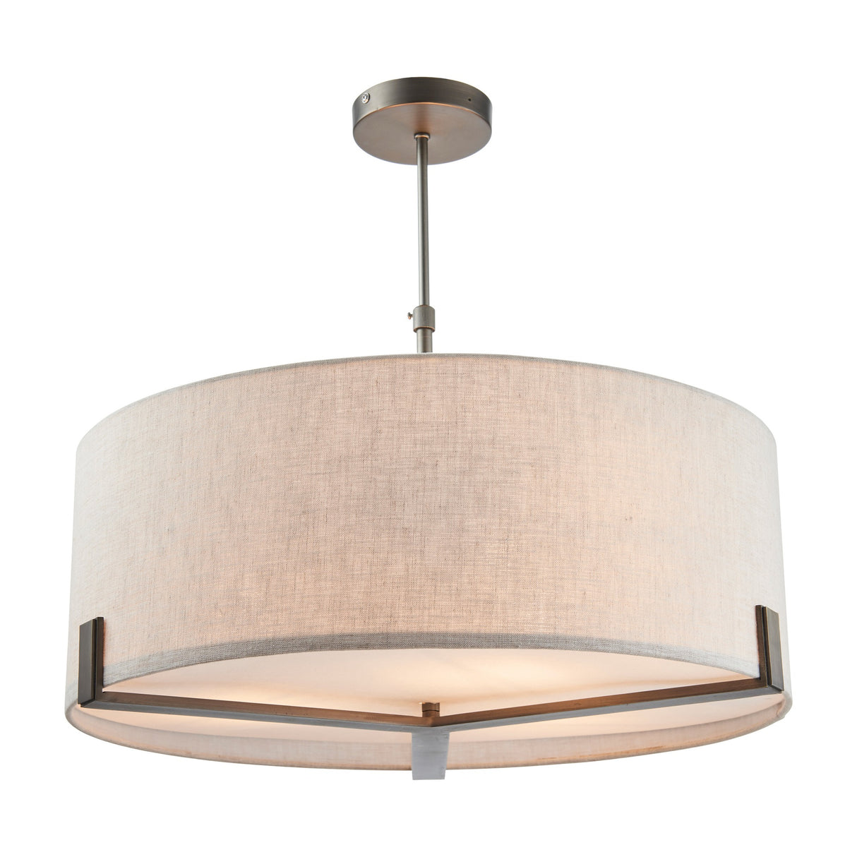 Hayfield Drum Pendant Light 3 Light – Natural