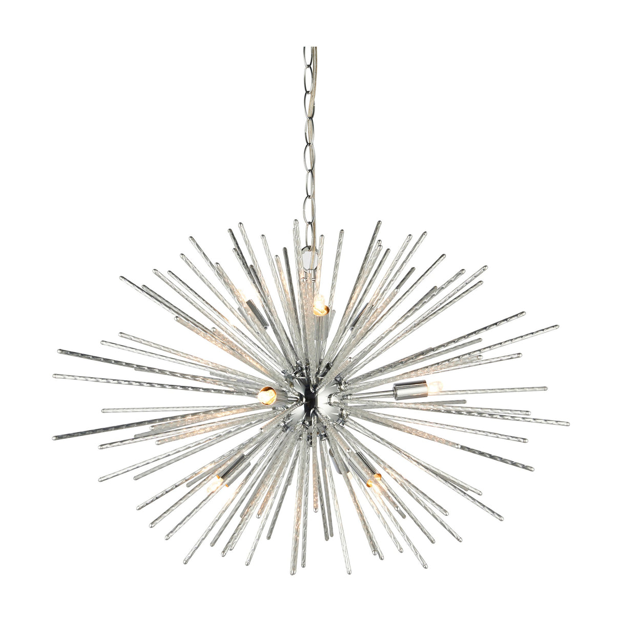 Lena Sputnik Pendant 12 Light – Chrome