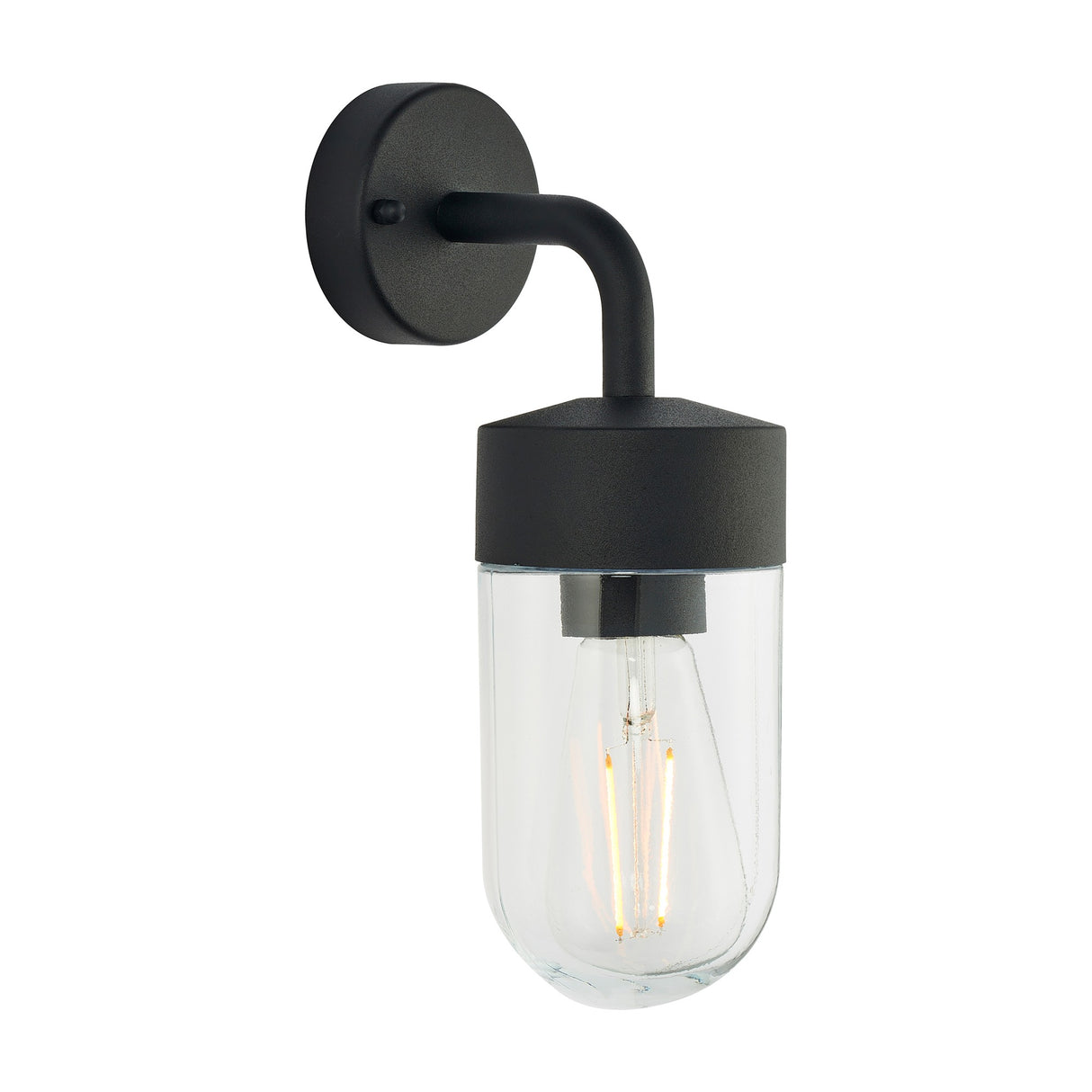 North Outdoor Wall Light – Matt Black