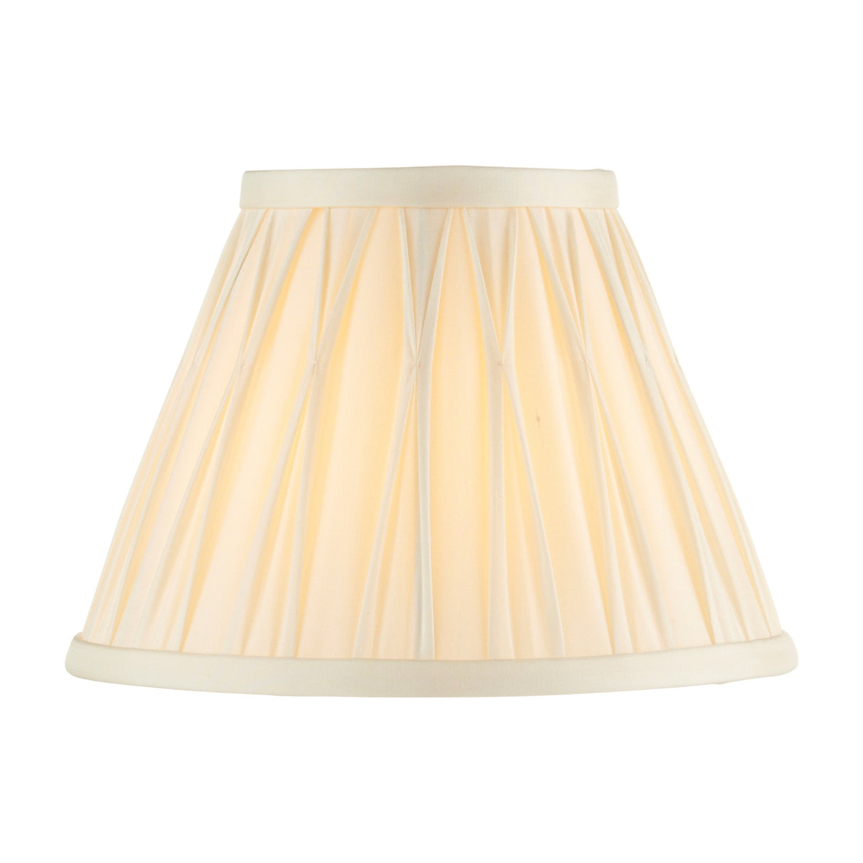 Chatsworth Pinch Fabric Lamp Shade – Ivory
