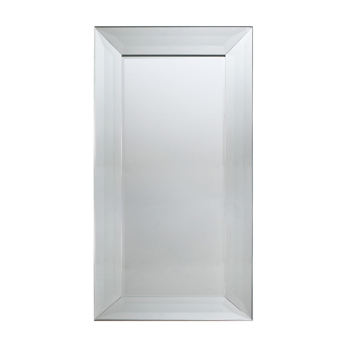 Ferrara Bevelled Leaner Mirror – Silver