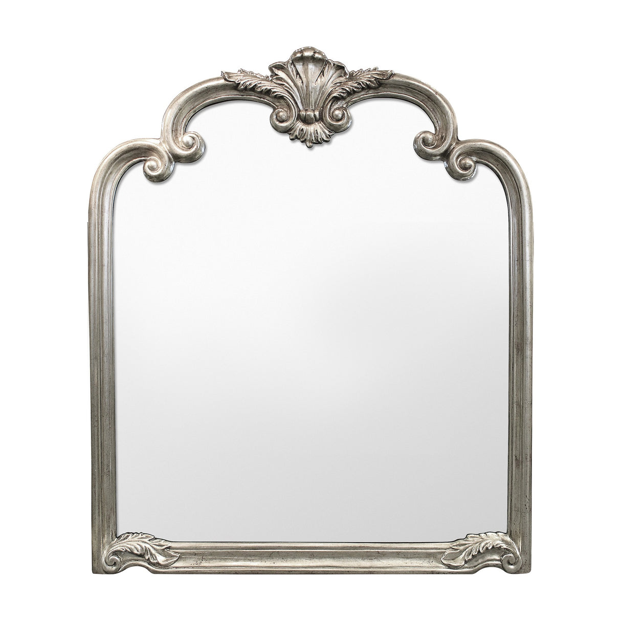Palazzo Ornate Wall Mirror – Silver