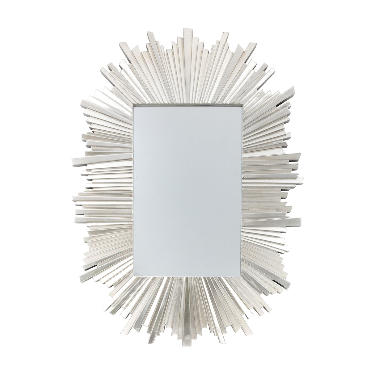 Herzfeld Sunburst Wall Mirror – Silver