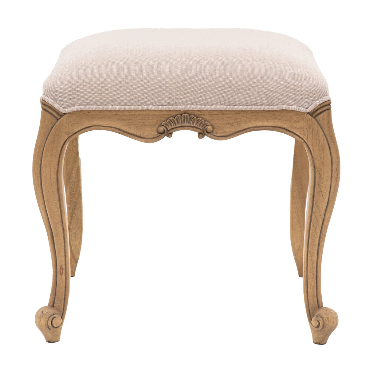 Chic Dressing Stool – Natural
