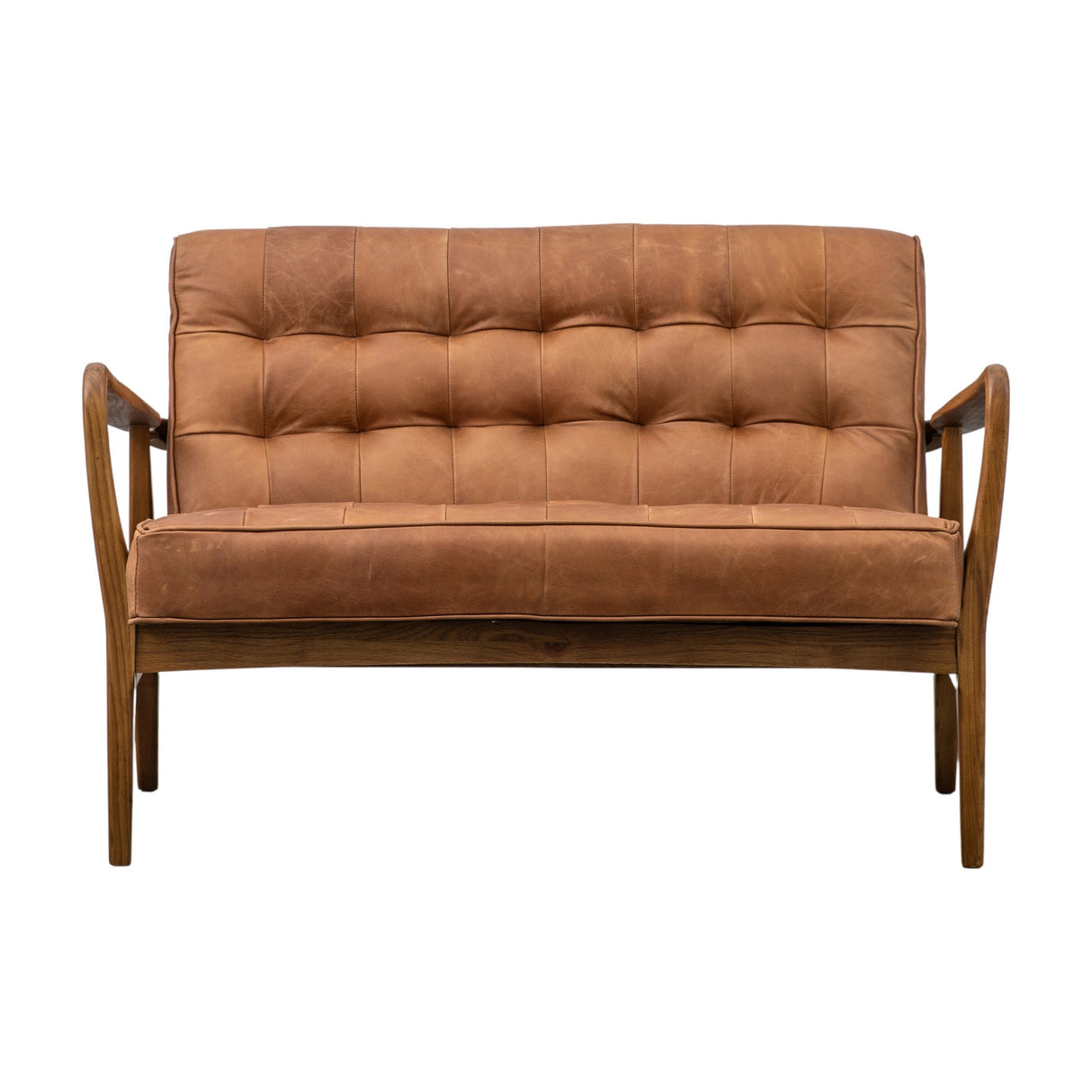 Humber 2 Seater Sofa – Vintage Brown