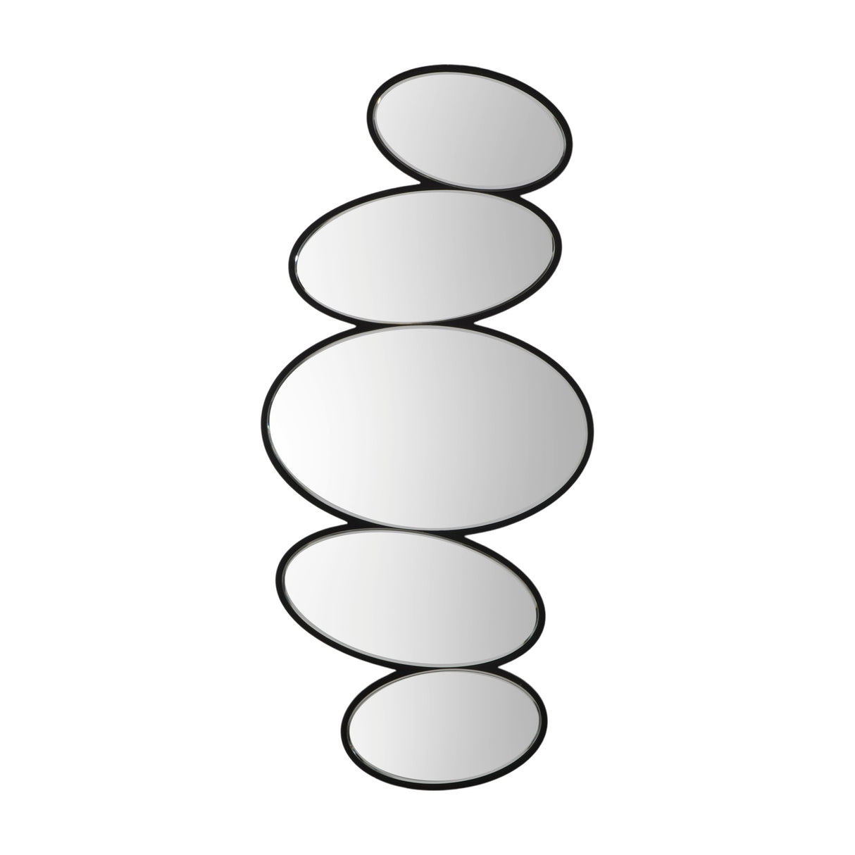 Anderson Pebble Stack Mirror – Black