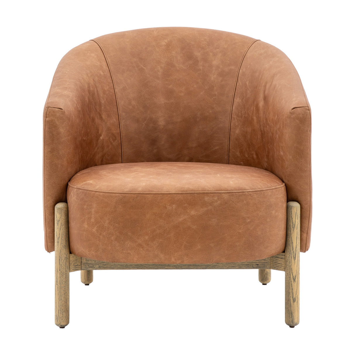Tindon Armchair – Vintage Brown Leather