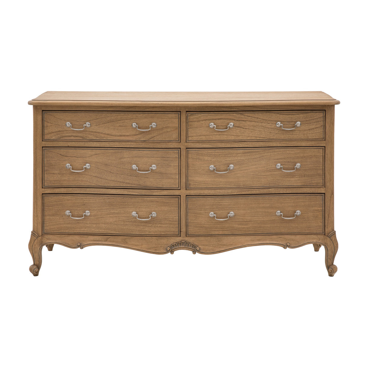 Chic 6 Drawer Chest – Weathered