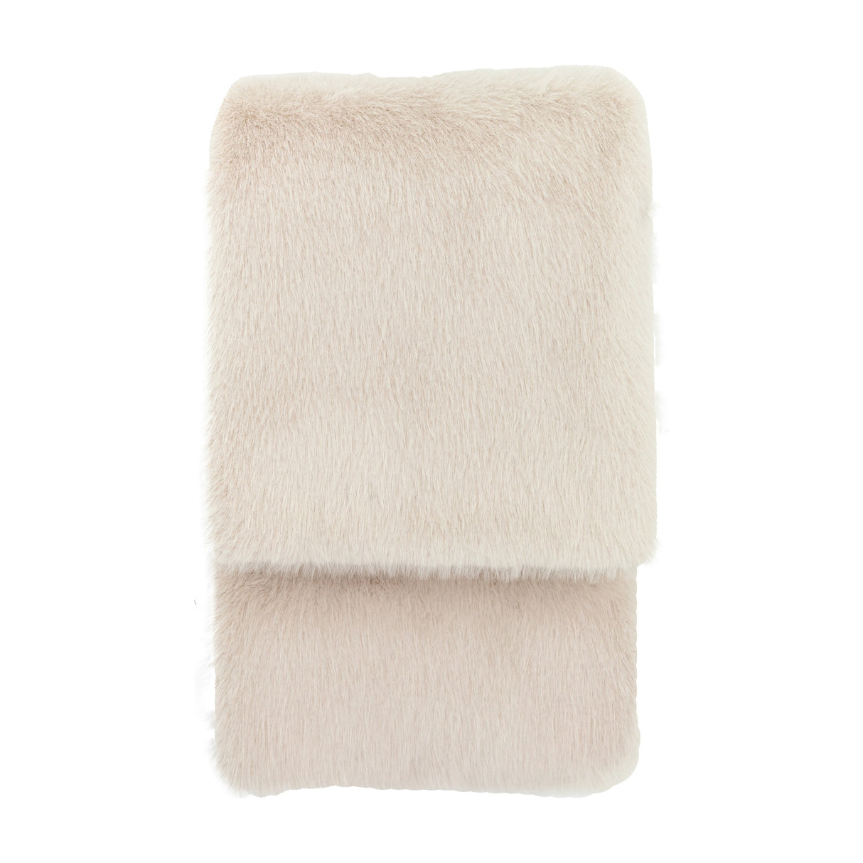 Maple Faux Fur Throw – Oatmeal