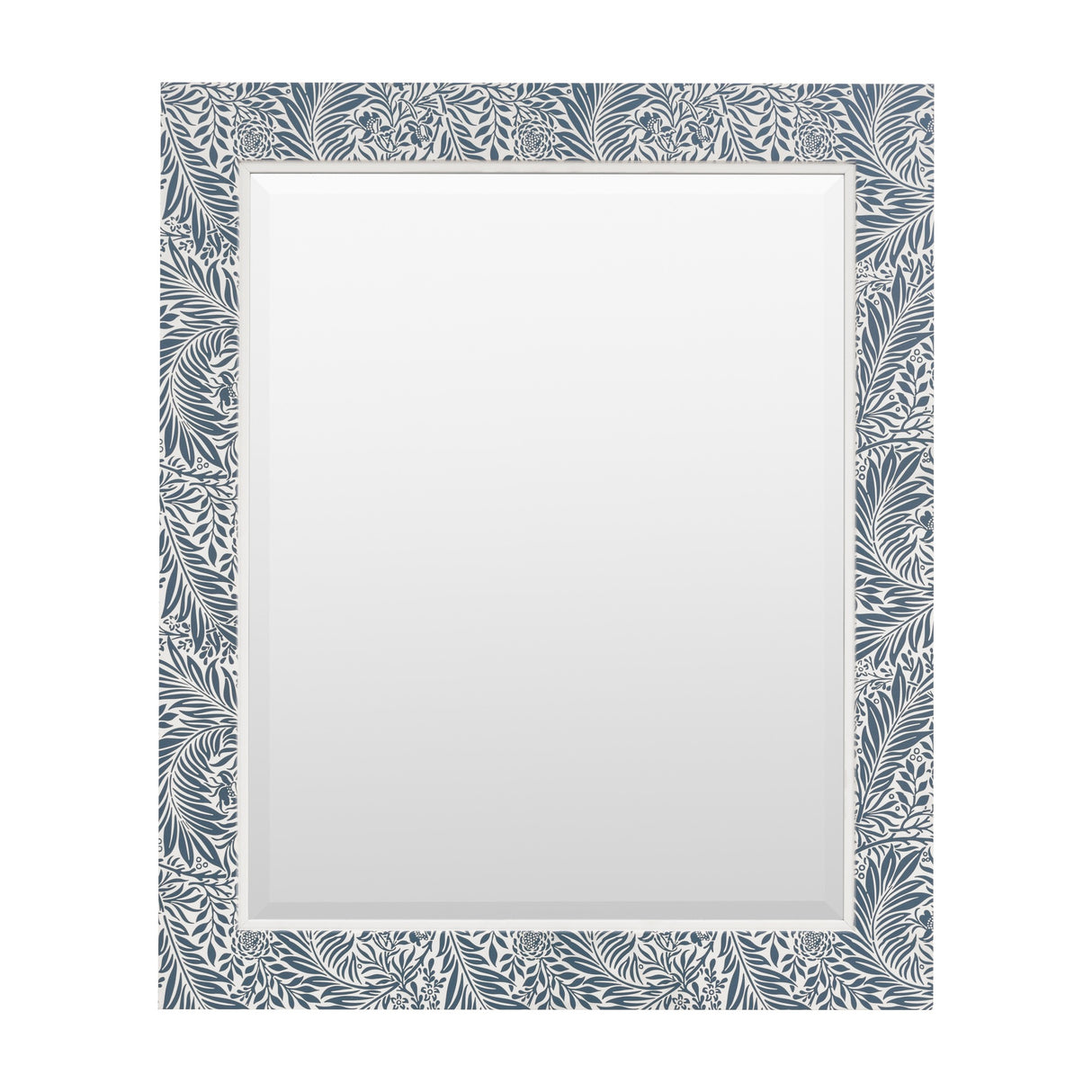 Cotswold Rectangle Mirror with Leaf-Print Frame