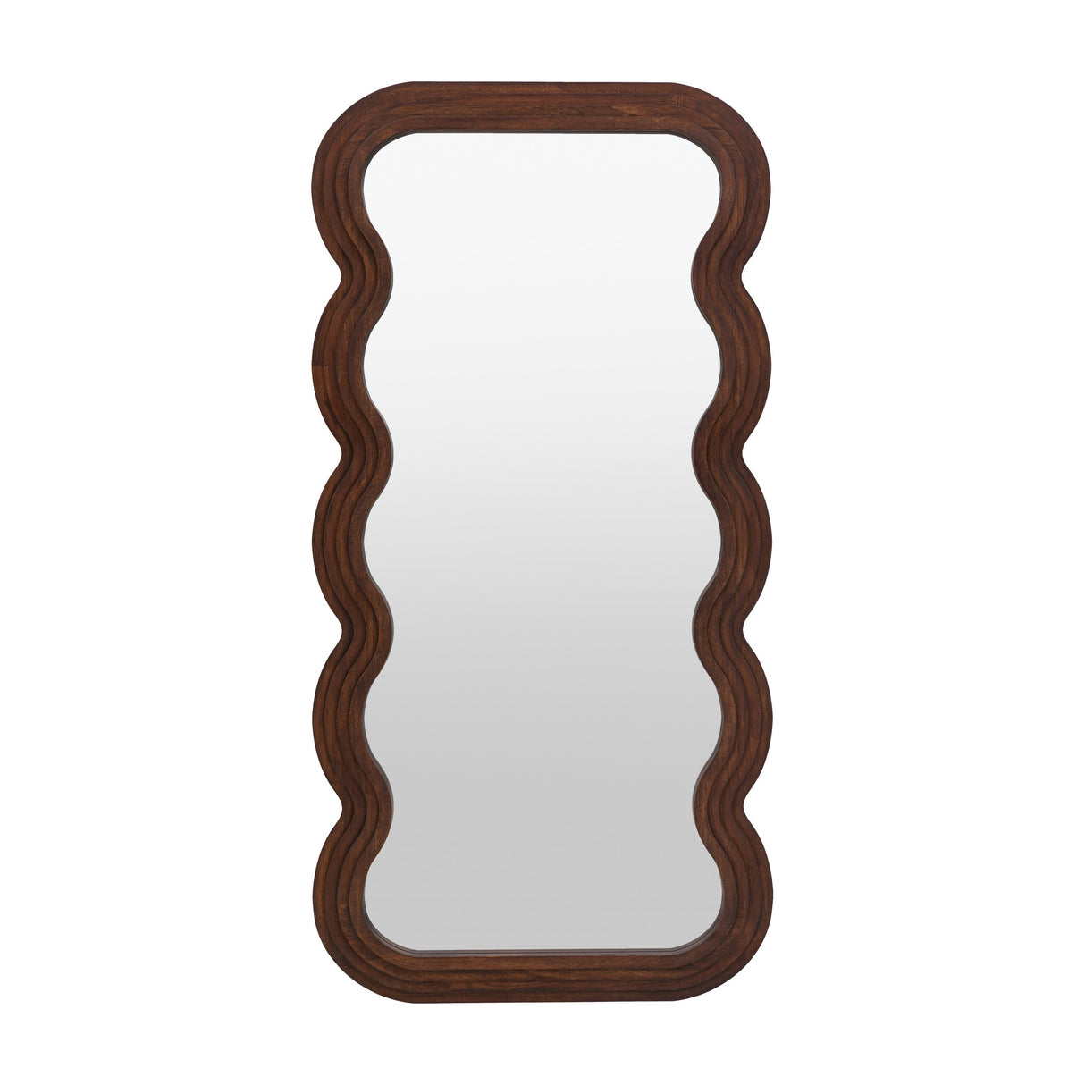 Hasker Wavy Full-Length Mirror – Walnut