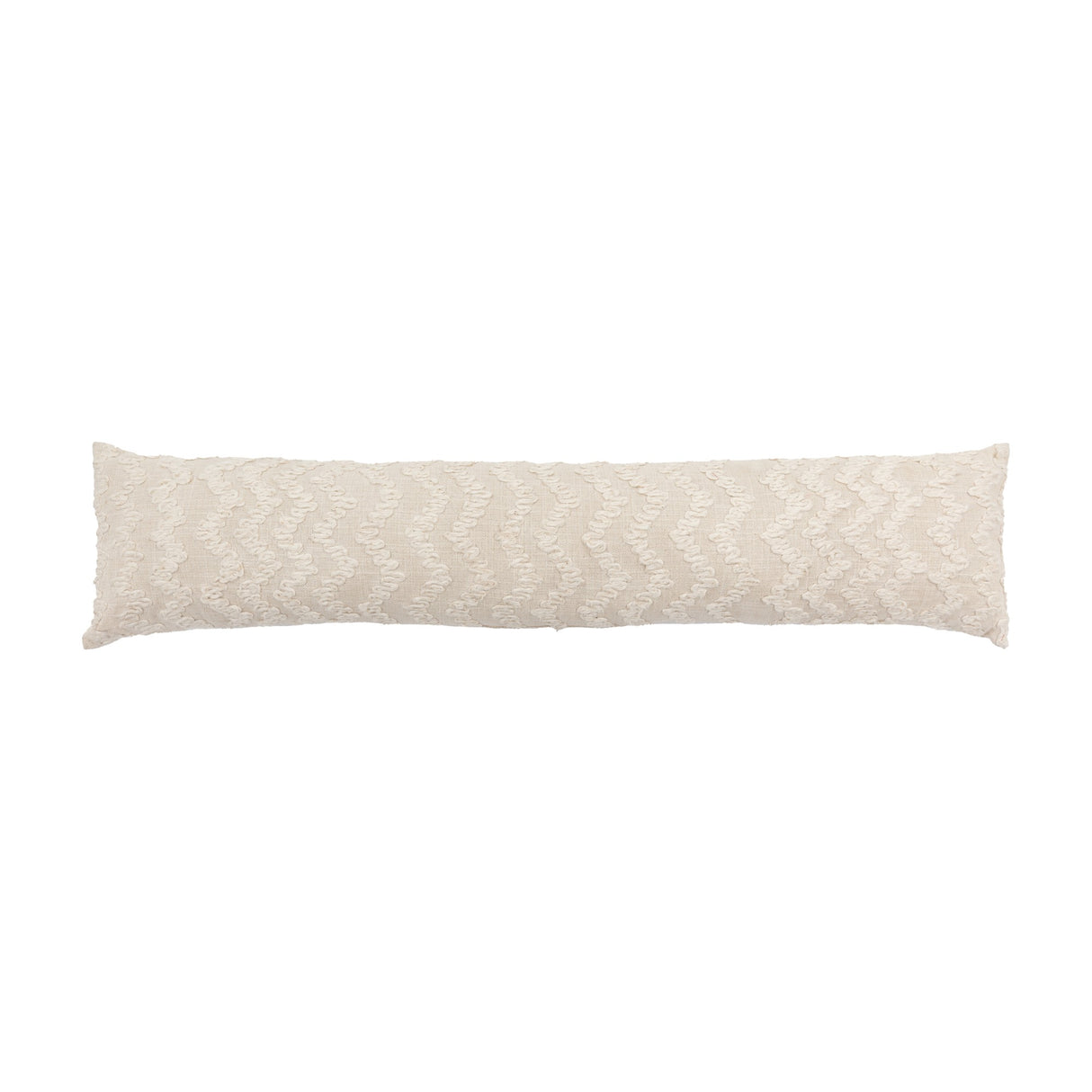 Boho Embellished Draught Excluder – Cream
