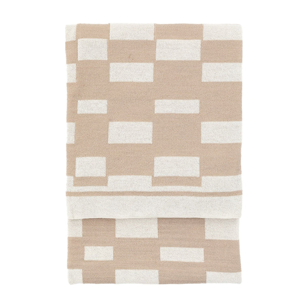 Knitted Throw – Taupe