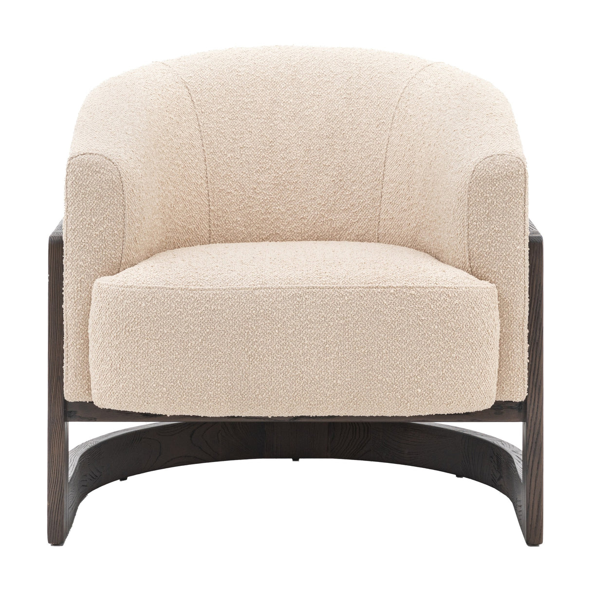 Cercola Bouclé Armchair – Cream