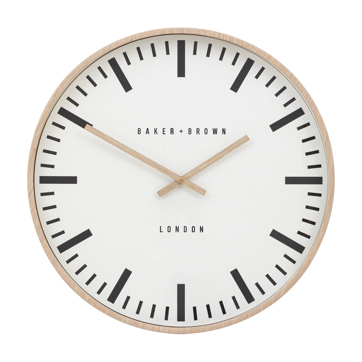 Longstone Wall Clock 50cm – Oak