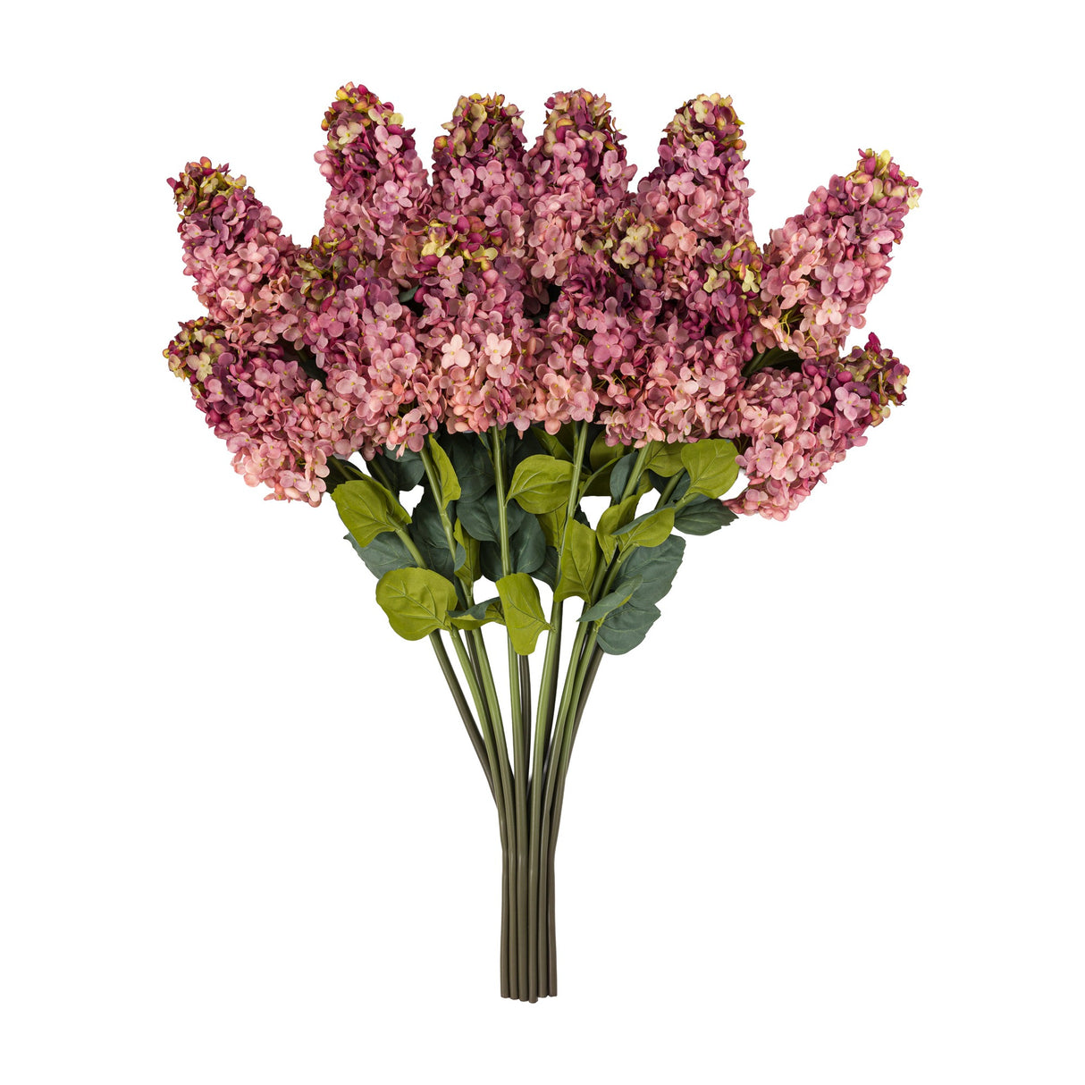 Artificial Vintage Cone Hydrangea Stems Set of 12