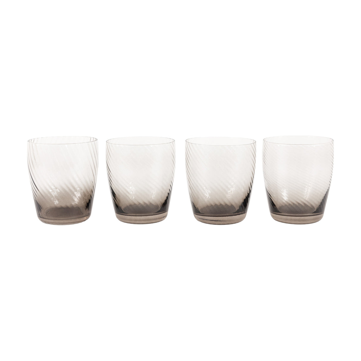 Swirl Tumbler Glasses Set of 4