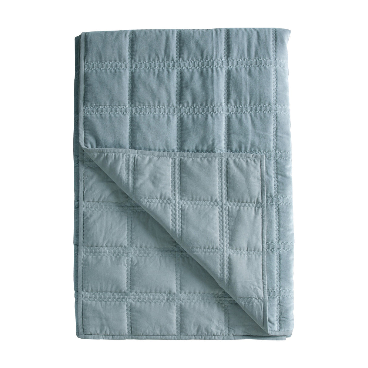 Quilted Cotton Velvet Bedspread